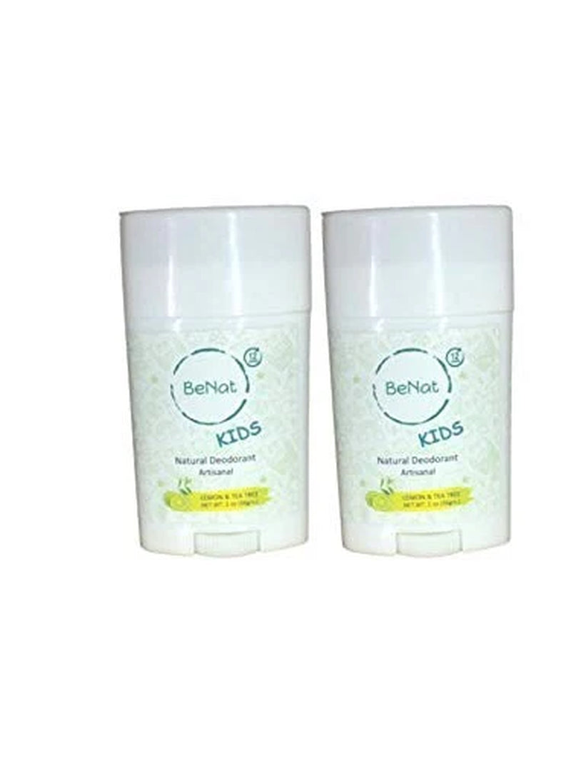 2-Pack All-Natural Deodorants for Kids & Teens.