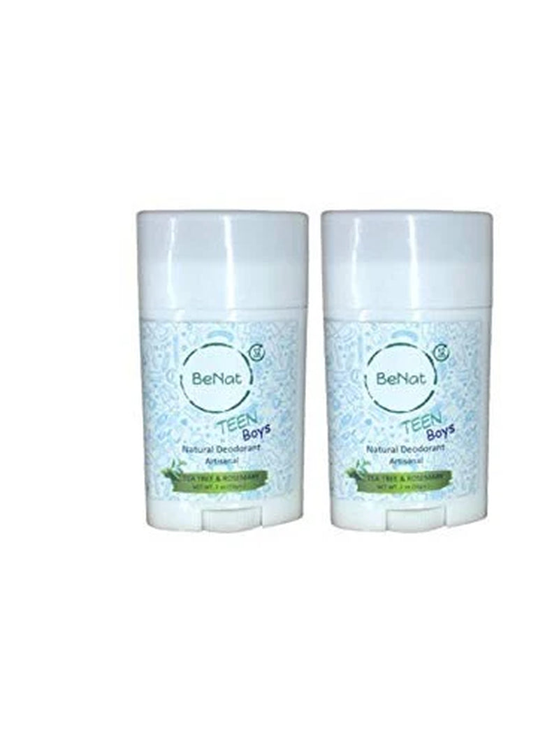 2-Pack All-Natural Deodorants for Kids & Teens.