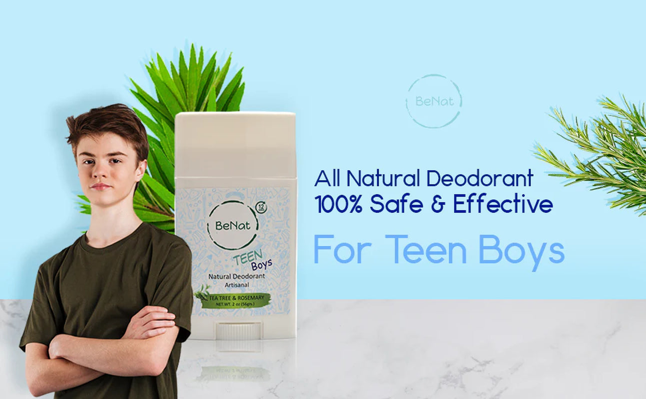 All-Natural Deodorant for Kids & Teens.