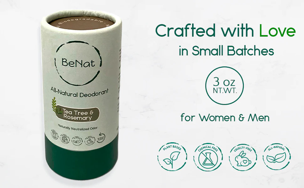 All Natural, Plastic-Free Deodorants.